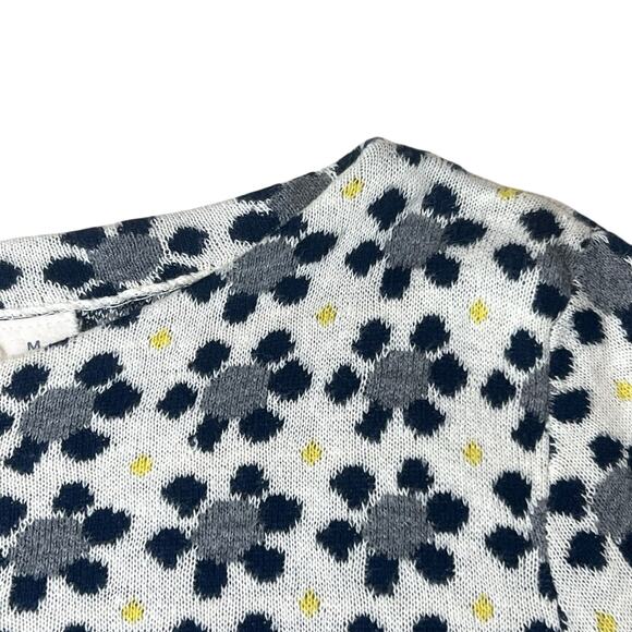 Anthropologie Field Flower Crewneck Floral Sweater 3/4 Sleeves Sz M - Picture 4 of 9